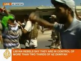 Libyan rebels make western gains