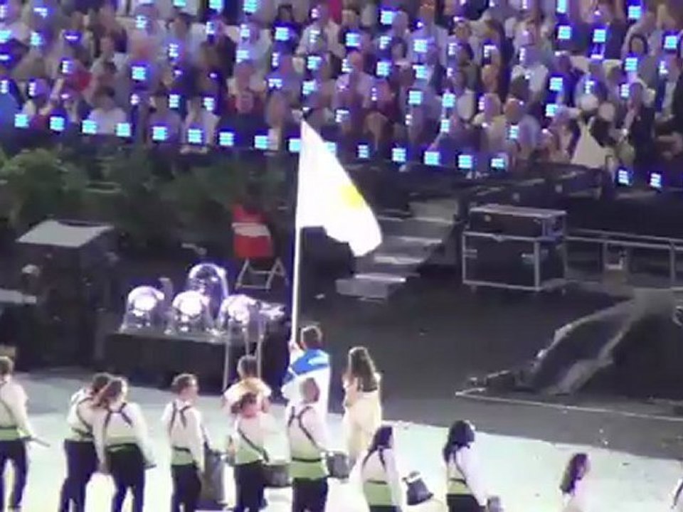 Η είσοδος της Κύπρου στο Ολυμπιακό Στάδιο