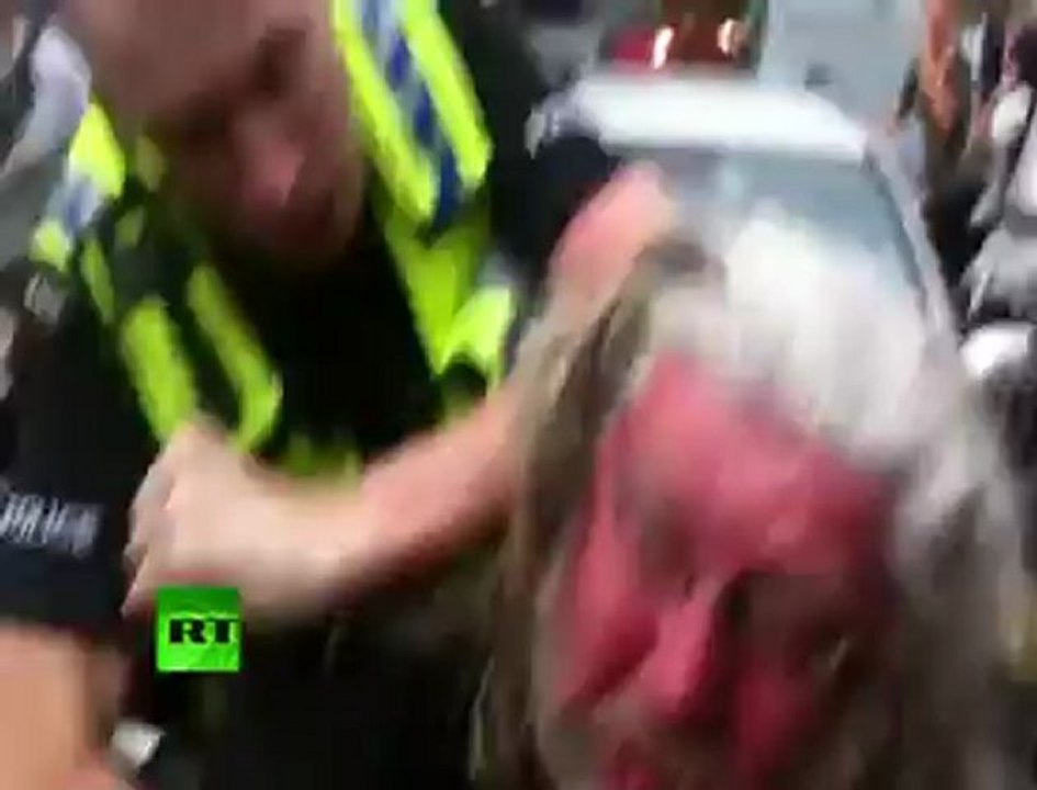 Mass arrests during Olympic ceremony