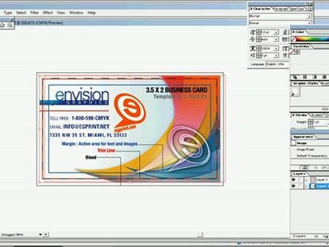 Creating business cards in illustrator | How to design business cards