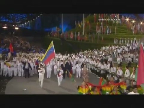 Delegación venezolana en la inauguración de los JJOO en Londres