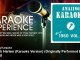 Amazing Karaoke - Spanish Harlem (Karaoke Version) - Originally Performed By Ben E. King
