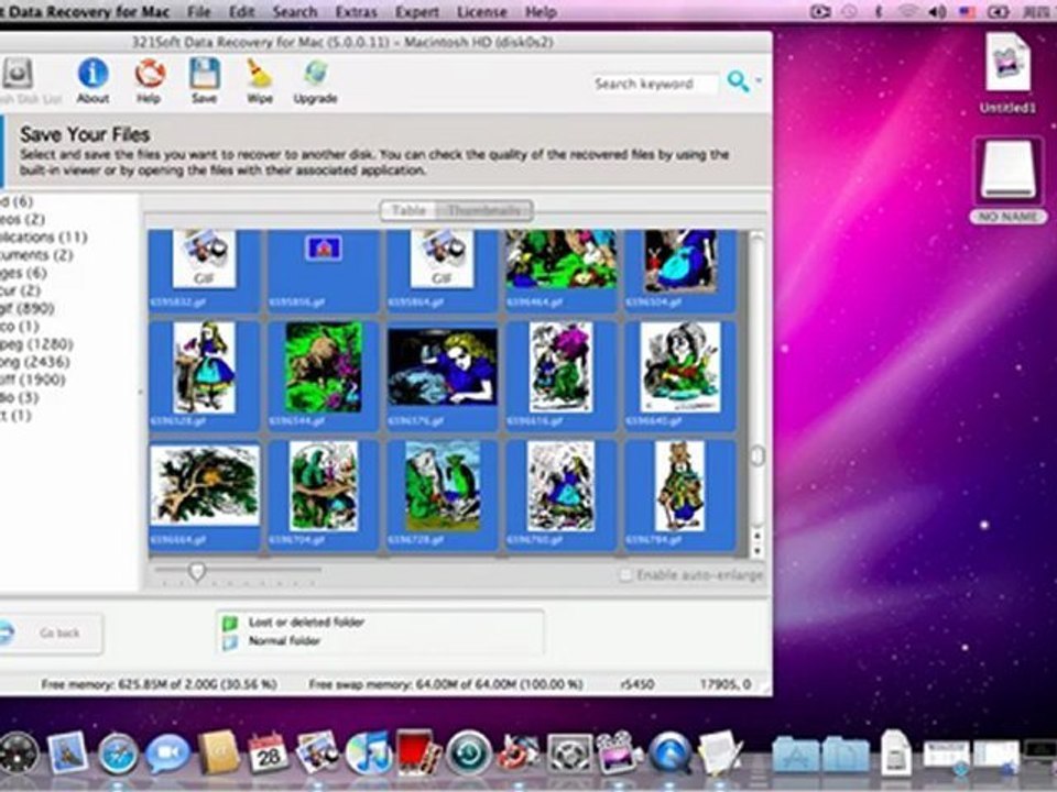 Video tutorial of Mac deleted file recovery.