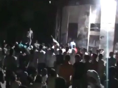 Syria فري برس حماة المحتلة التوحيد مسائية تطالب بدعم الجيش الحر 27 7 2012 Hama