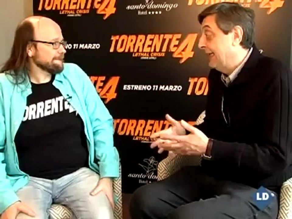 Entrevista a Santiago Segura para hablar de Torrente 4