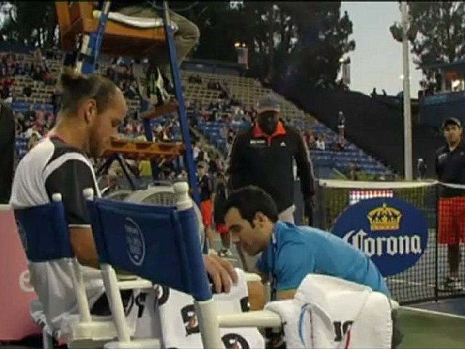 Querrey through after Malisse retires