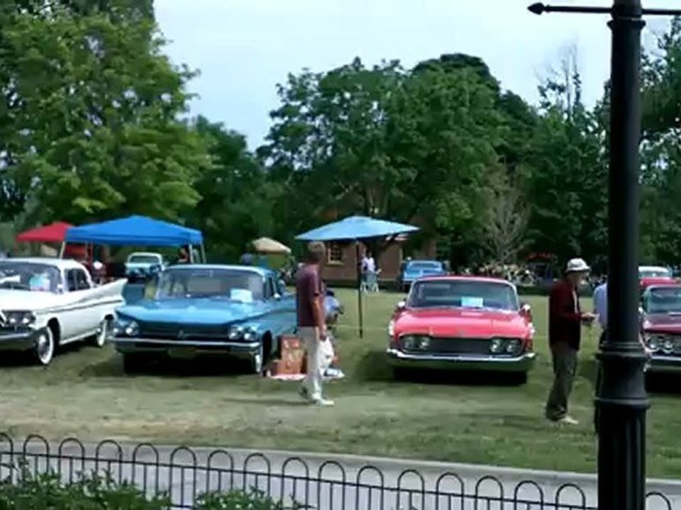 Getting Ready To See More Cars! - After eating a big lunch at The Eagle Tavern, we continued our quest for classic cars!