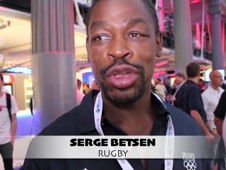 Le rugbymen Serge Betsen a fait un petit tour au Club France !