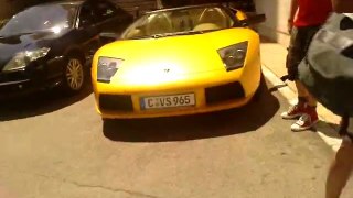 Walkaround of supercars of casino de monte carlo in wednesday 18 july monaco 2012