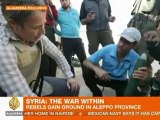 Syrian rebels gain ground in Aleppo