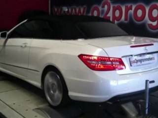 ::: o2programmation ::: Mercedes E 350 cdi 2011 265ch (réel 257) reprogrammation moteur  @308ch