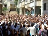 Syria فري برس حماة المحتلة كوفي عنان~يلعن روحك~مظاهرة طريق حلب القديم 27 7 2012 Hama