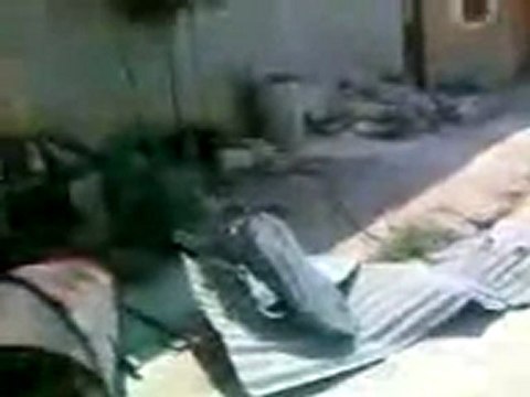 Syria فري برس درعا الكرك الشرقي اثار الدمار الذي خلفته قذائف النظام Daraa