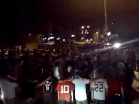 Syria فري برس حلب مساكن هنانو مظاهرة للشهيد محمد ربيع ابراهيم26 7 2012 ج2 Aleppo