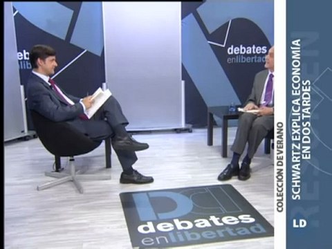 Schwartz explica economía a Zapatero y sus sucesores en Debates en Libertad