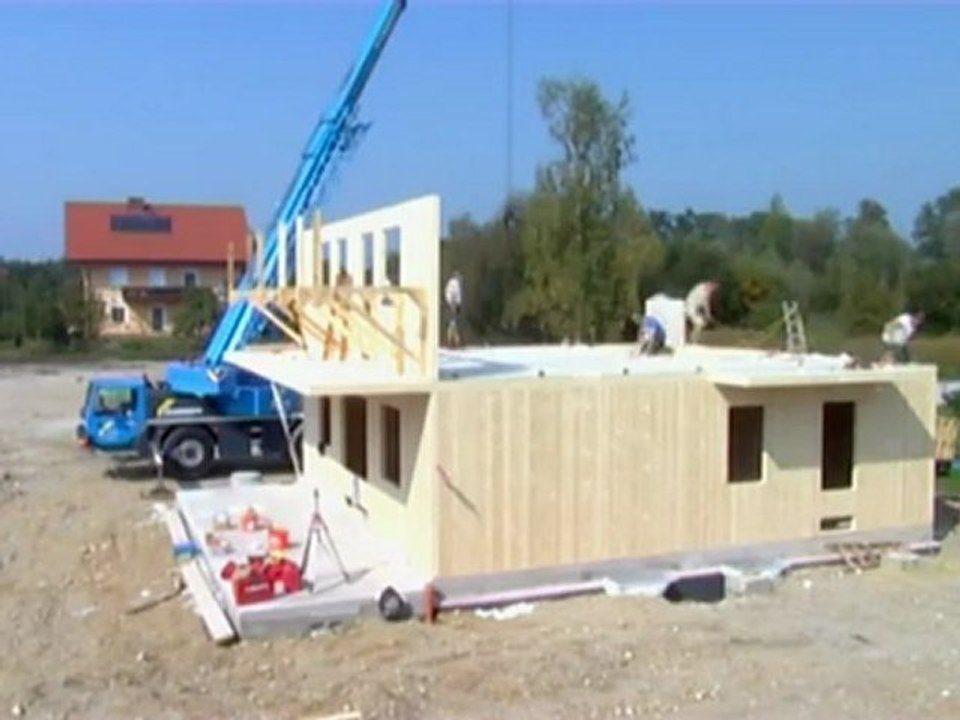 Maison en bois montage en 12h