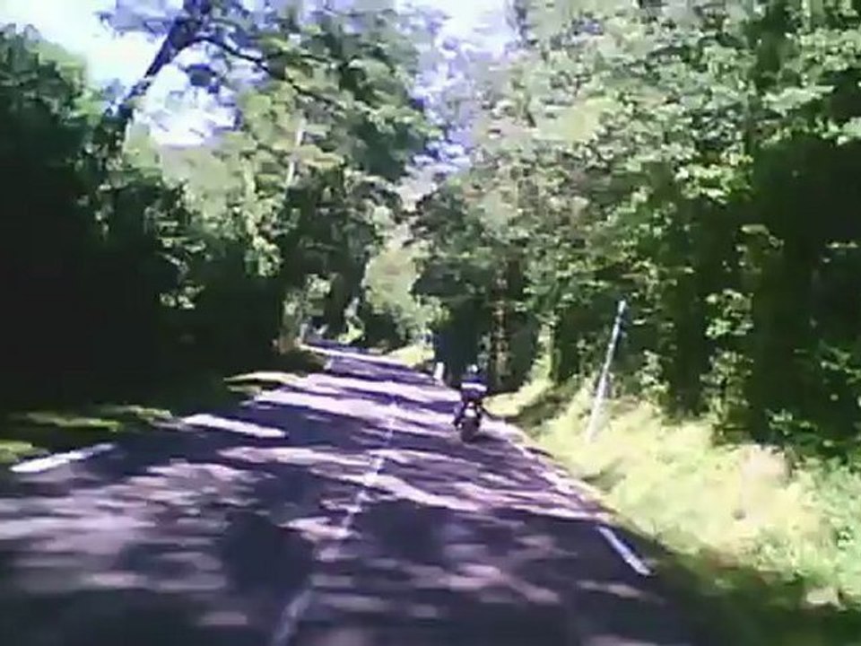 Balade du Quercy - Gabriel vers Bruniquel - Juillet 2012