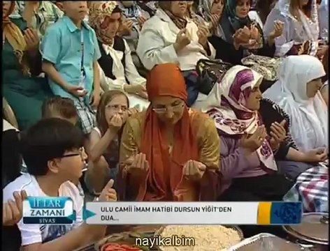 6 İftar duası SİVAS İftar zamanı 2012 STV