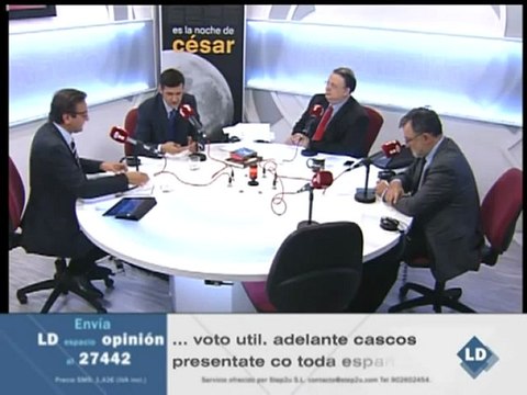 Tertulia política de Cesar Vidal. Rajoy examina sus medidas en Bruselas - 30/01/12
