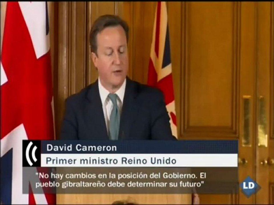 Rajoy y Cameron hablan de Gibraltar: "Tenemos posiciones diferentes"