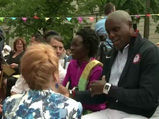 A lenda do atletismo em Londres