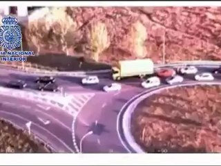 El helicóptero de la Policía Nacional, clave en la detención de un alunicero en su huida