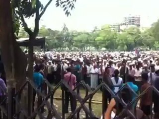 Humayun Ahmed Janaja In Dhaka,Bangladesh