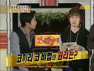 Explorando el cuerpo humano con Super Junior 3-3 sub esp