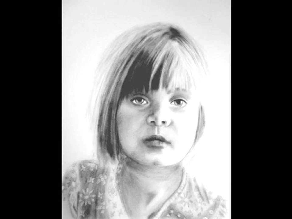 Dry brushing technique for oil portrait painting