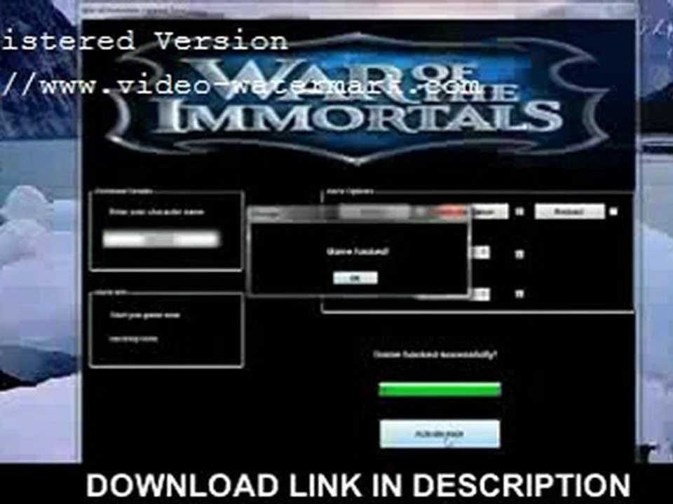 War of Immortals Coin Hack ² FREE Download ² August 2012 Update