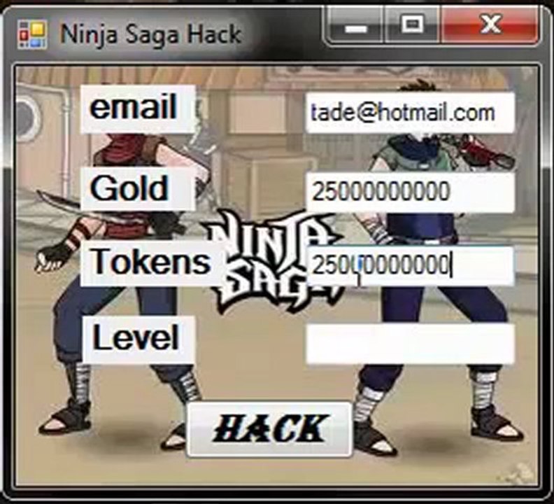 Ninja Saga Hack : FREE Download August 2012 Update