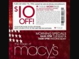 Macys coupon August 2012