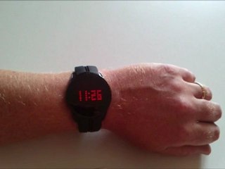 Montre led tactile