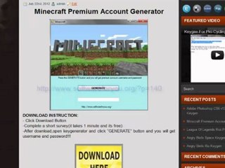 Free Minecraft Premium Accounts