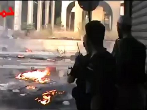 Syria فري برس حمص باب هود تحرير بناء المهندسين 29 7 2012 Homs