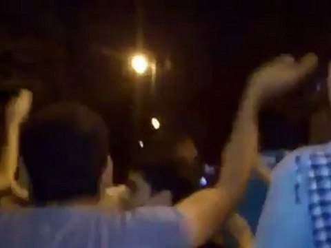 Syria فري برس حلب أقيول مظاهرة مسائية من جامع أسامة بن زيد ج4 28 7 2012 Aleppo