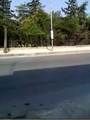 Syria فري برس حلب بستان القصر  نزوح الاهالي بسبب القصف  28 7 2012 ج1 Aleppo