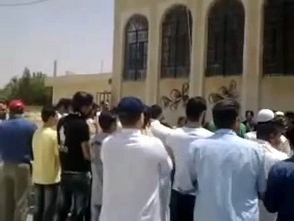 Syria فري برس  درعا السفيرة سهوة القمح في جمعة انتفاضة العاصمتين 2012 7 27 Daraa