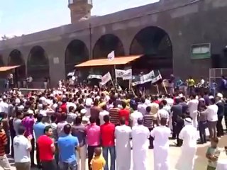 Syria فري برس  درعا ابطع جمعة انتفاضة العاصمتين 27 7 2012 Daraa