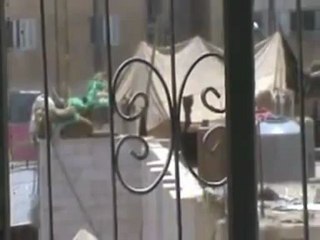 Syria فري برس درعا المحطة اشتباكات بمخفر المخيم 27 7 2012 ج8 Daraa