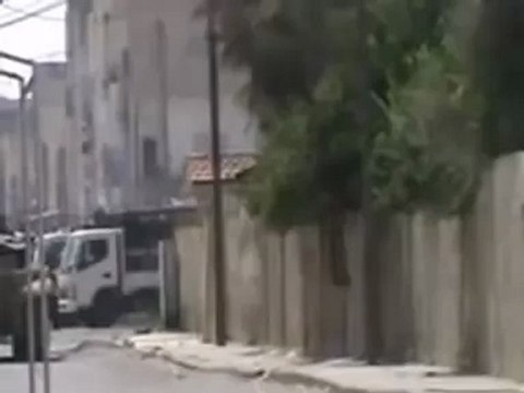 Syria فري برس درعا المحطة اشتباكات بمخفر المخيم 27 7 2012 ج6 Daraa