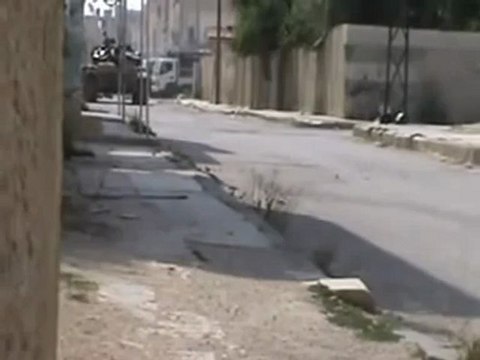 Syria فري برس درعا المحطة اشتباكات بمخفر المخيم 27 7 2012 ج5 Daraa