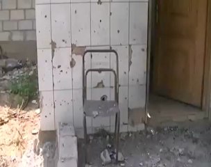 Syria فري برس  درعا اثر القصف العنيف على مخيمات27 2 2012 Daraa