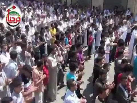 Syria فري برس ادلب جرجناز جمعة انتفاضة العاصمتين قاشوش جرجناز رائد الحامض 27 7 2012 Idlib