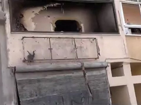 Syria فري برس حلب حي الصاخور آثار القصف والدمار 27 7 2012 ج1 Aleppo
