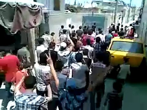 Syria فري برس مدينة إدلب مظاهرة جمعة انتفاضة العاصمتين 27 7 2012 ج2 Idlib