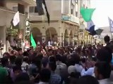 Syria فري برس  ريف دمشق  دوما مظاهرة احرار 27 7 2012 Damascus