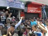 Syria فري برس ريف حلب  مارع   مظاهرة جمعة انتفاضة العاصمتين   27 7 2012 ج2 Aleppo