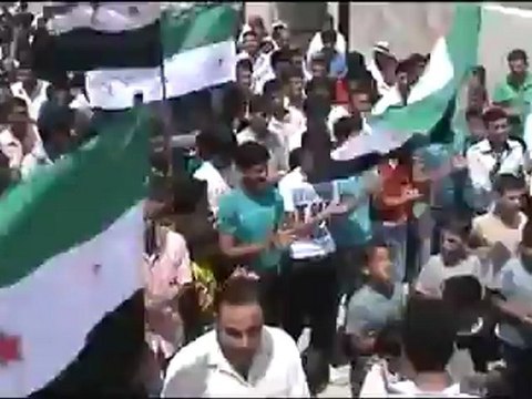 Syria فري برس ادلب جسر الشغور البشيرية جمعة انتفاضة العاصمتين 27 7 2012 Idlib
