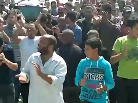 Syria فري برس درعا المزيريب تشييع الشهيد زيدون محمد سمير 26 7 2012 Daraa